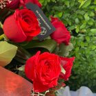 10 szálas vörös rózsa csokor