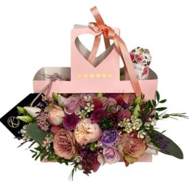 Anyák napi füles virágbox – vegyes