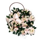 Azálea díszítve, dísztasakban