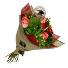 Ballagási vegyes tölcsércsokor lufival