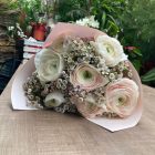 Boglárka csokor waxszal