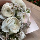 Boglárka csokor waxszal