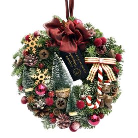 Cukorbotos kopogtató - bordó