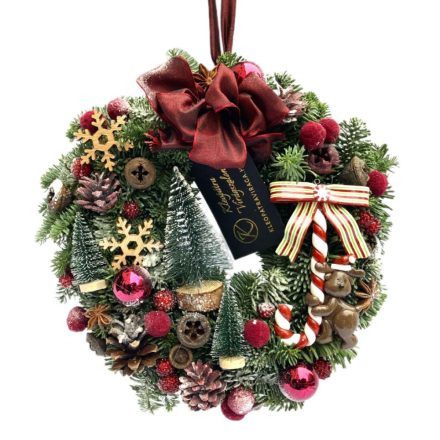 Cukorbotos kopogtató - bordó