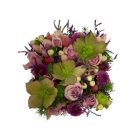 Fehér-arany ballagási kupolás kockabox Ferrero Rocher-rel