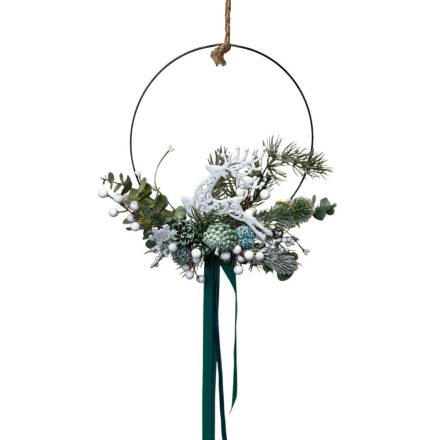 Karácsonyi kopogtató szökkenő szarvassal