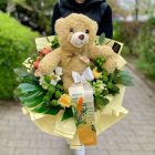 Óriás ballagási csokor macival