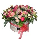 Óriás box - rózsaszín, pink, barack