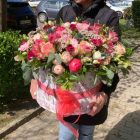 Óriás box - rózsaszín, pink, barack