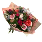 Tavaszi vegyes csokor - pink, kék