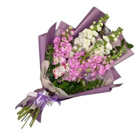 Viola csokor anyák napi betűzővel